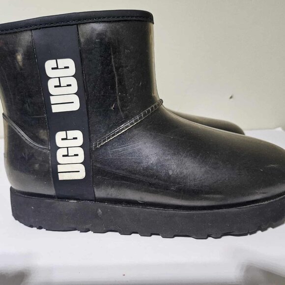 Ugg Clear rain boots in black - Size 8 - Picture 3 of 3